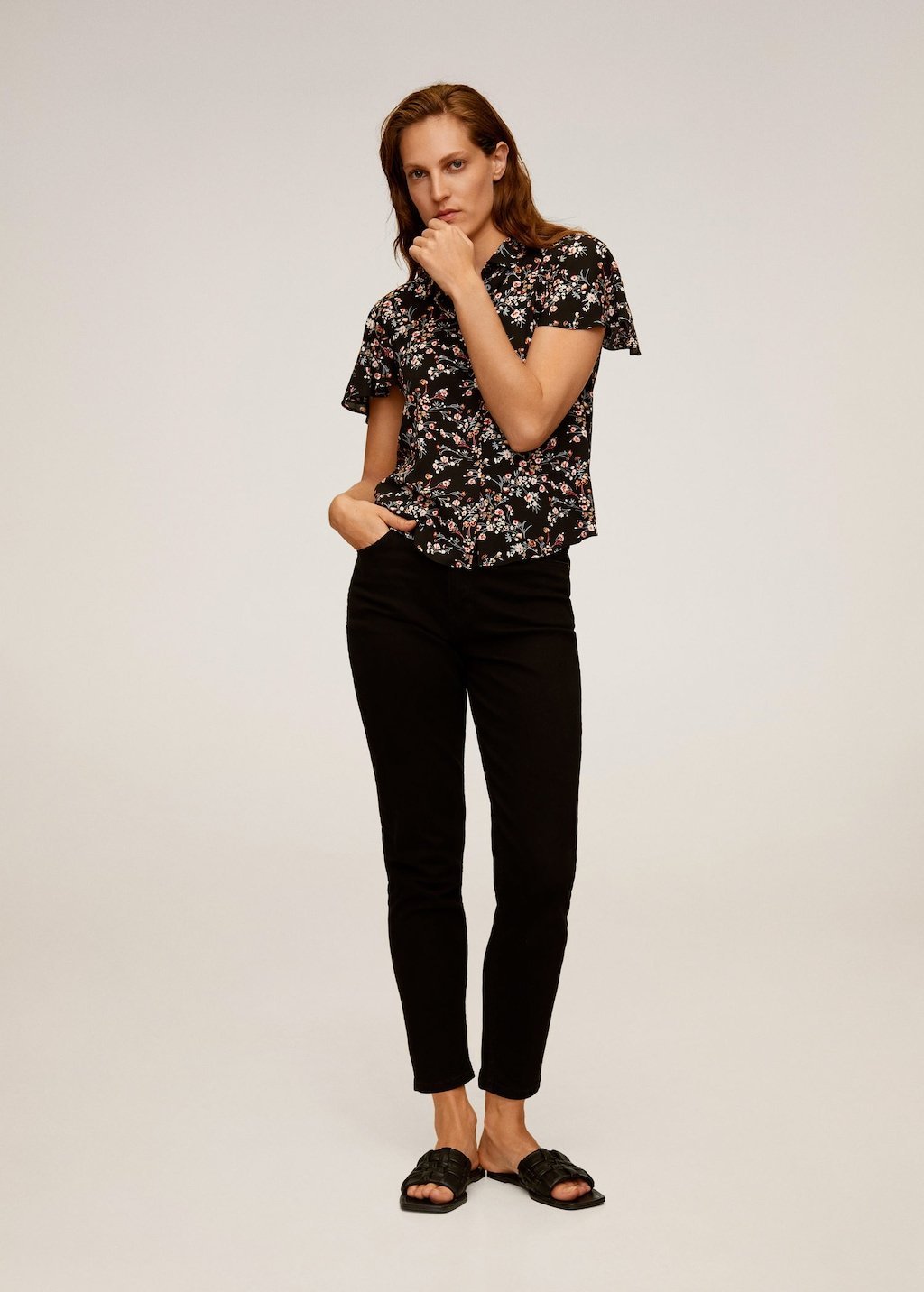 Floral print blouse - Laurel Morgan