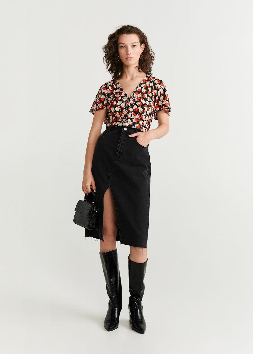 Floral print blouse - Laurel Morgan