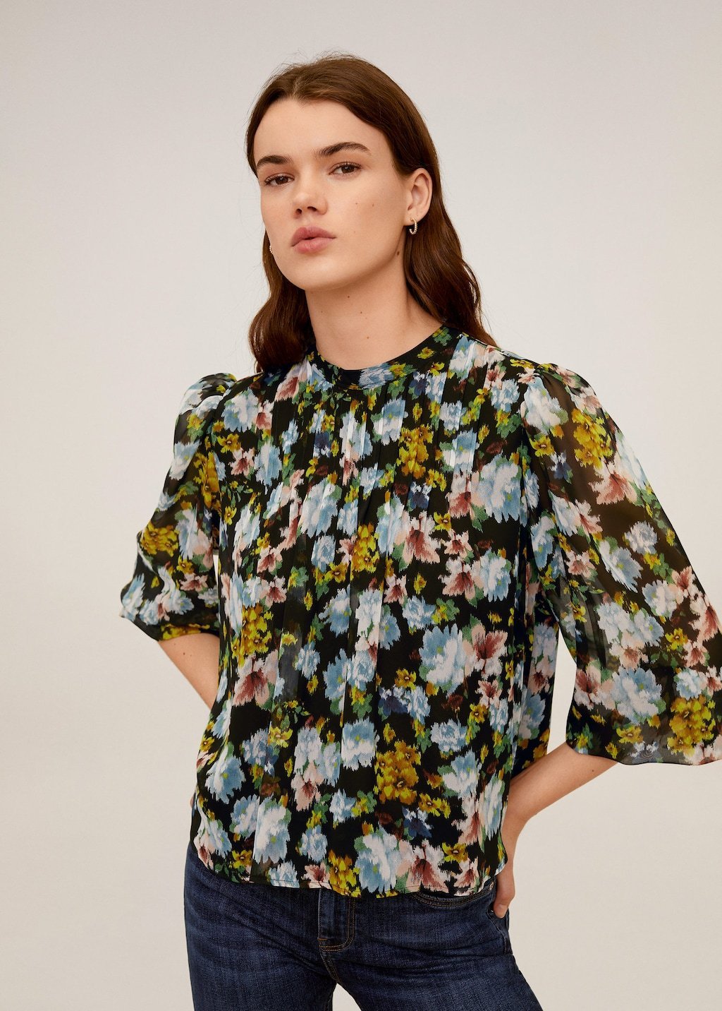 Floral print blouse - Laurel Morgan