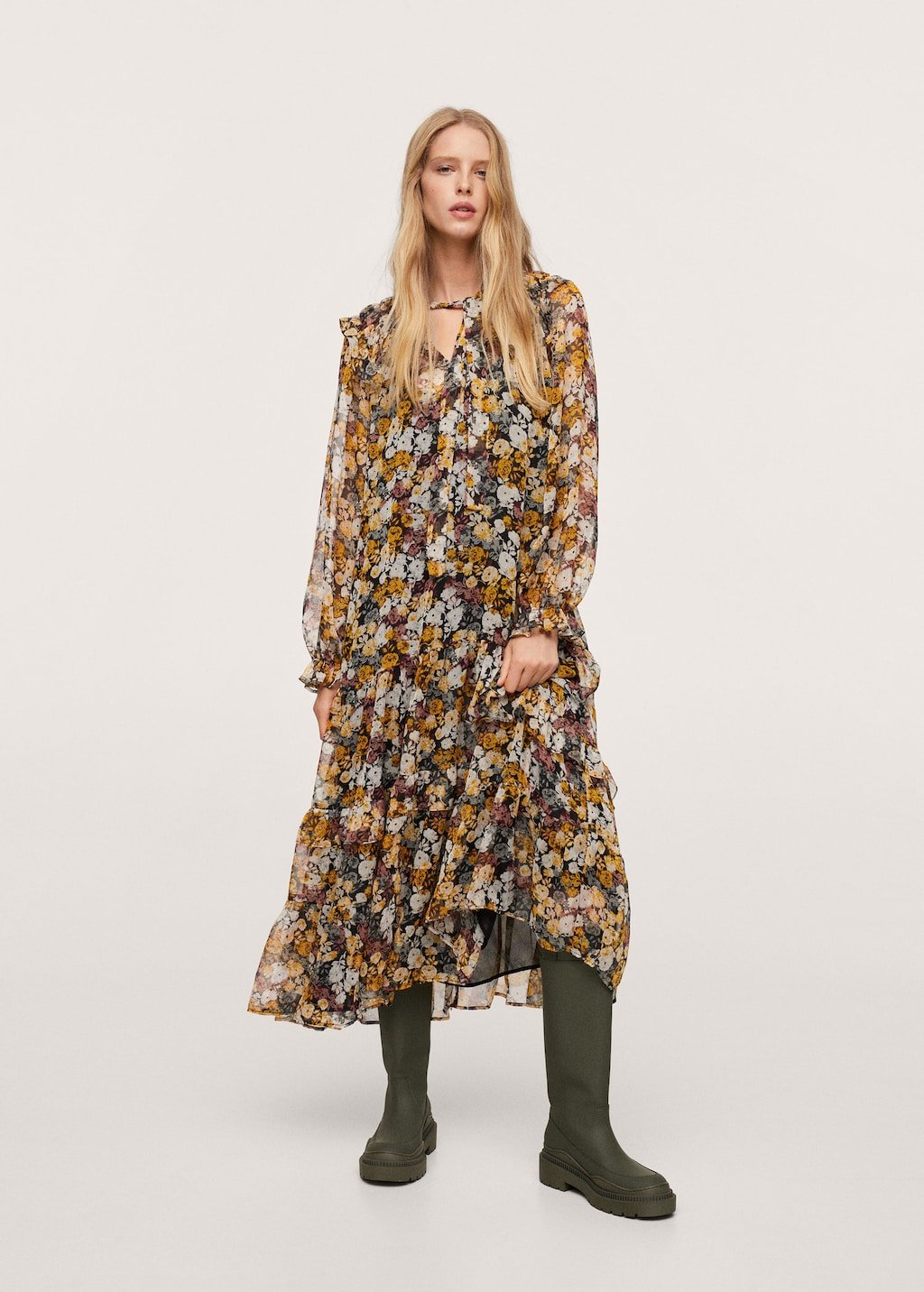 Floral print dress - Laurel Morgan