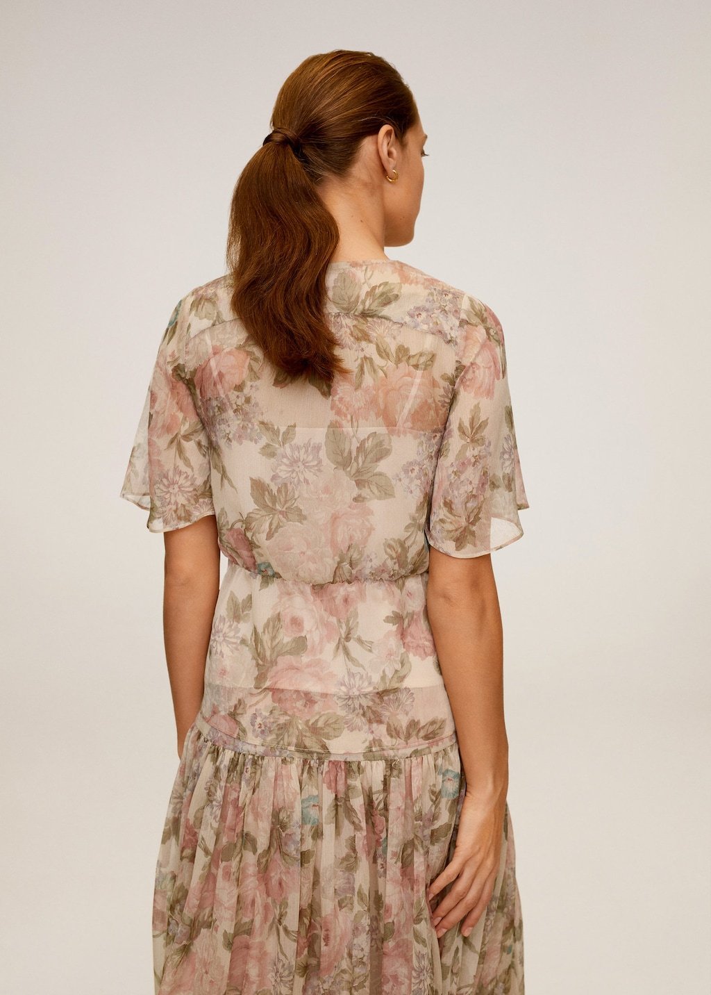 Floral-print flowy blouse - Laurel Morgan