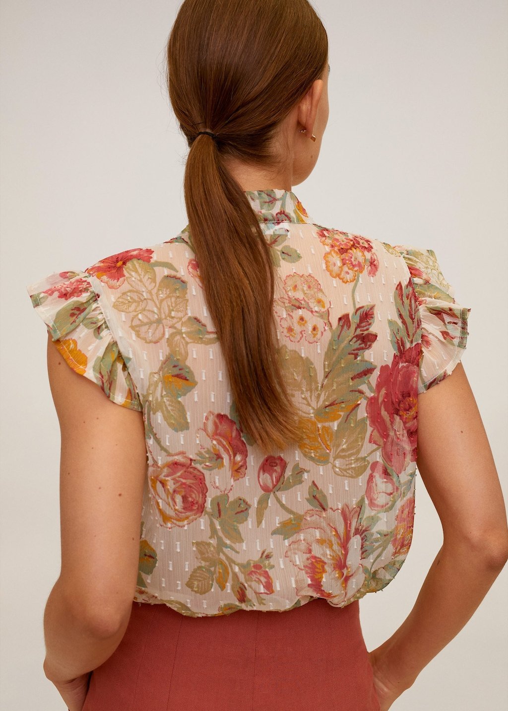 Floral-print flowy blouse - Laurel Morgan