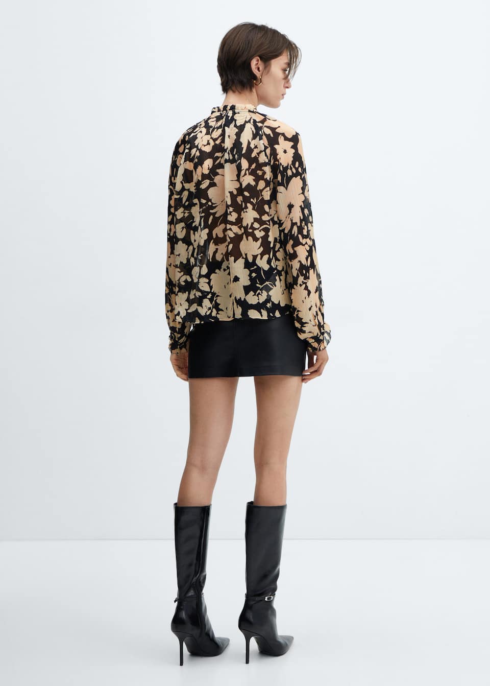 Floral-print flowy blouse - Laurel Morgan