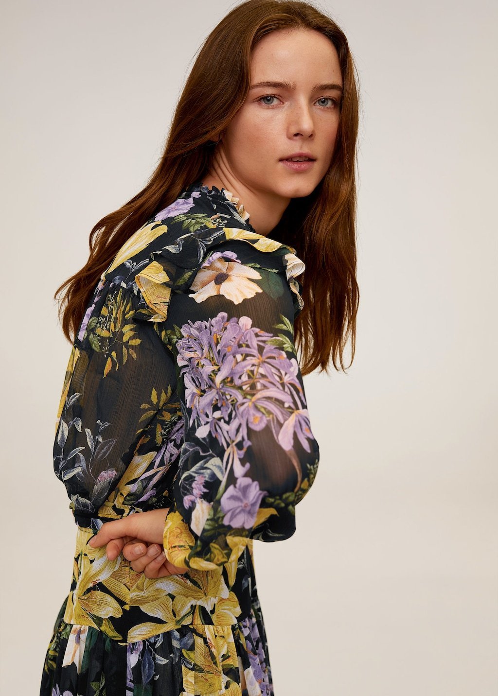 Floral-print flowy blouse - Laurel Morgan