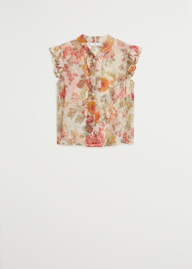 Floral-print flowy blouse - Laurel Morgan