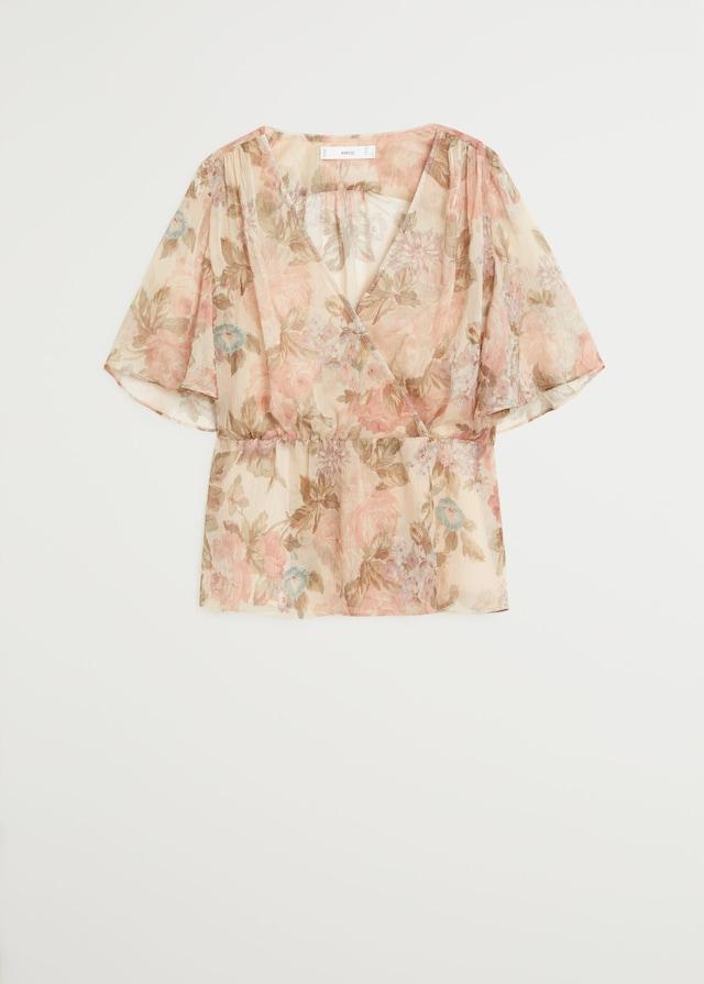 Floral-print flowy blouse - Laurel Morgan