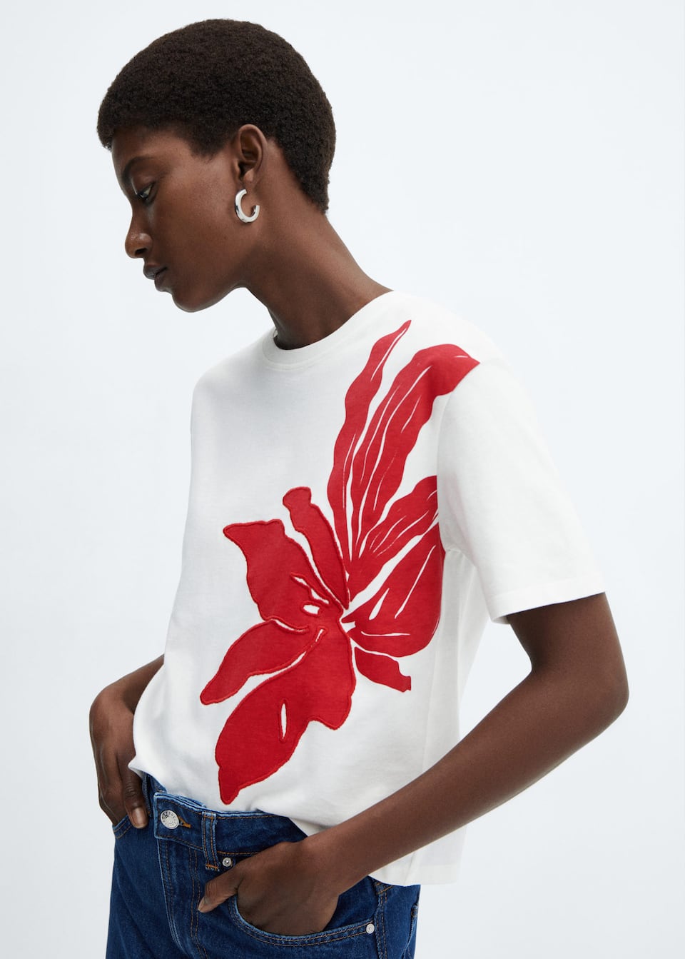 Floral print T-shirt - Laurel Morgan