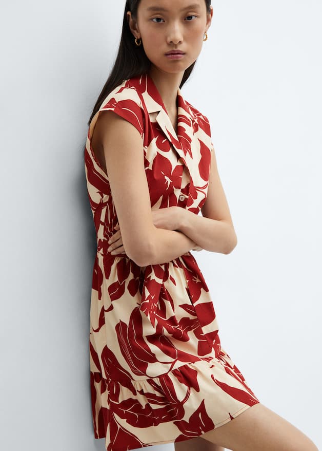 Floral shirt dress - Laurel Morgan