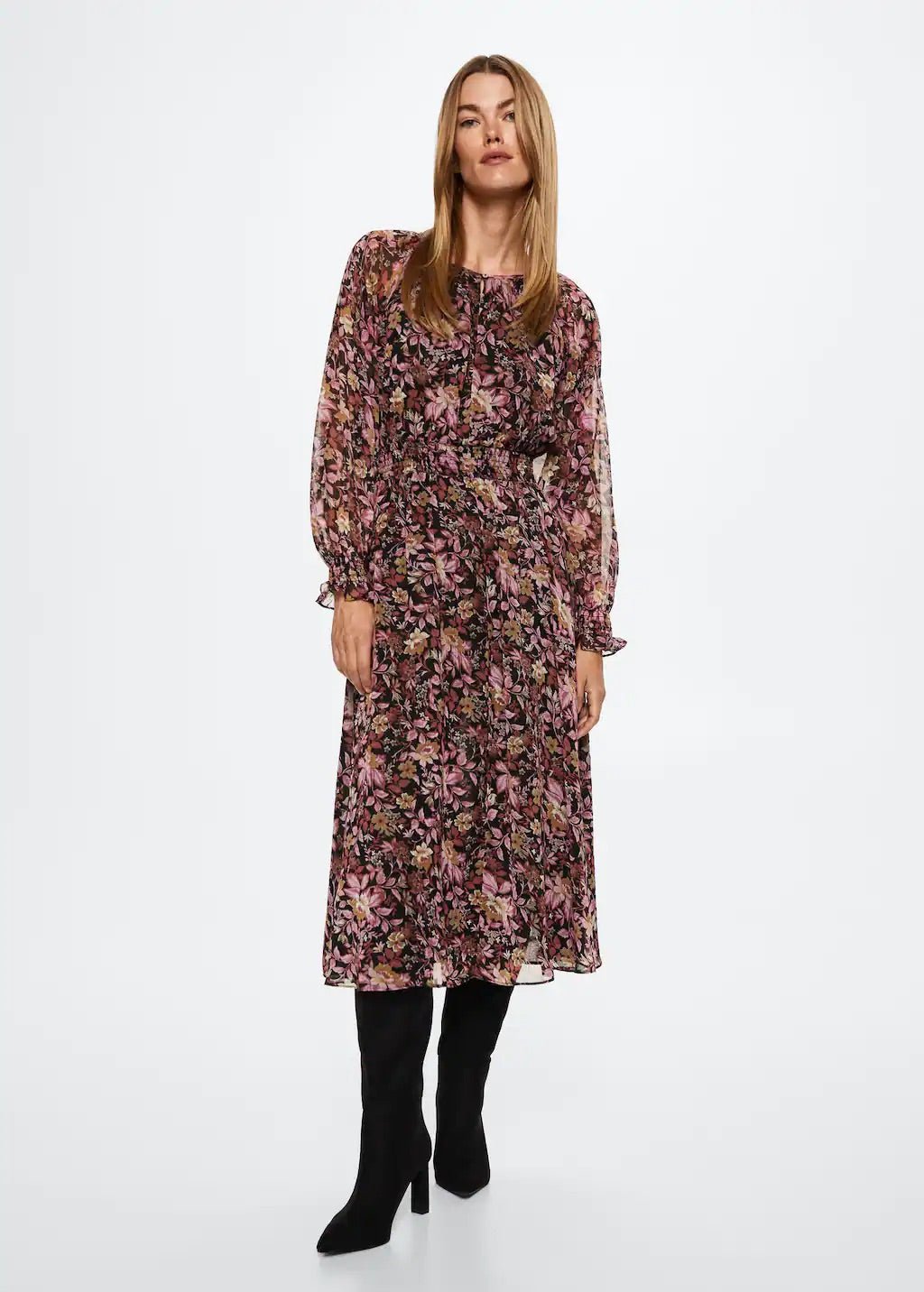 Flower print dress - Laurel Morgan