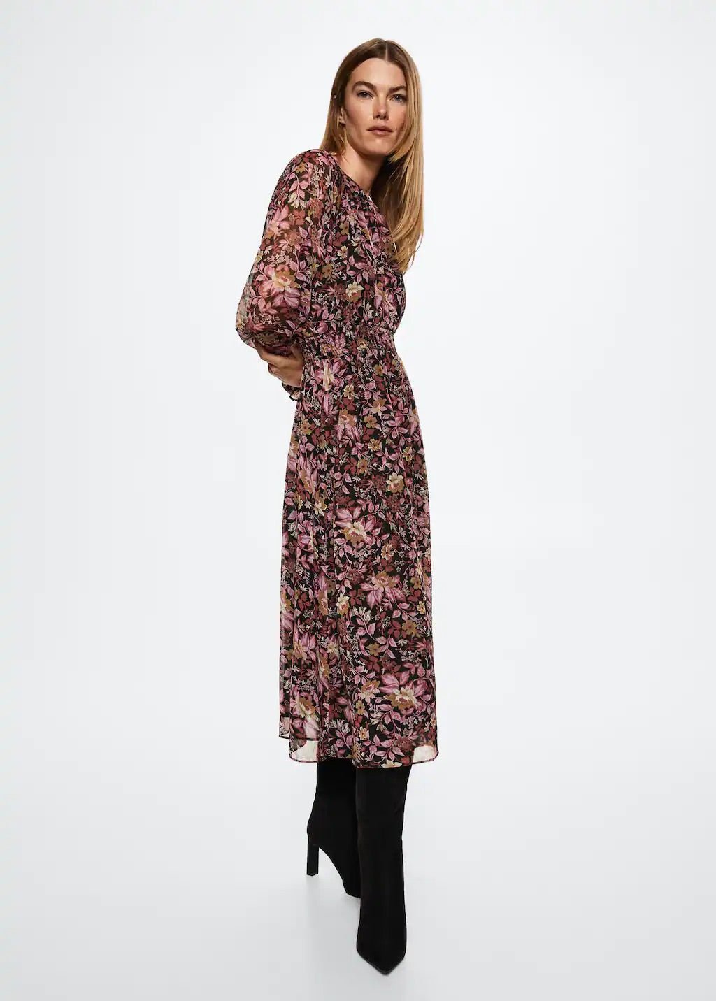 Flower print dress - Laurel Morgan