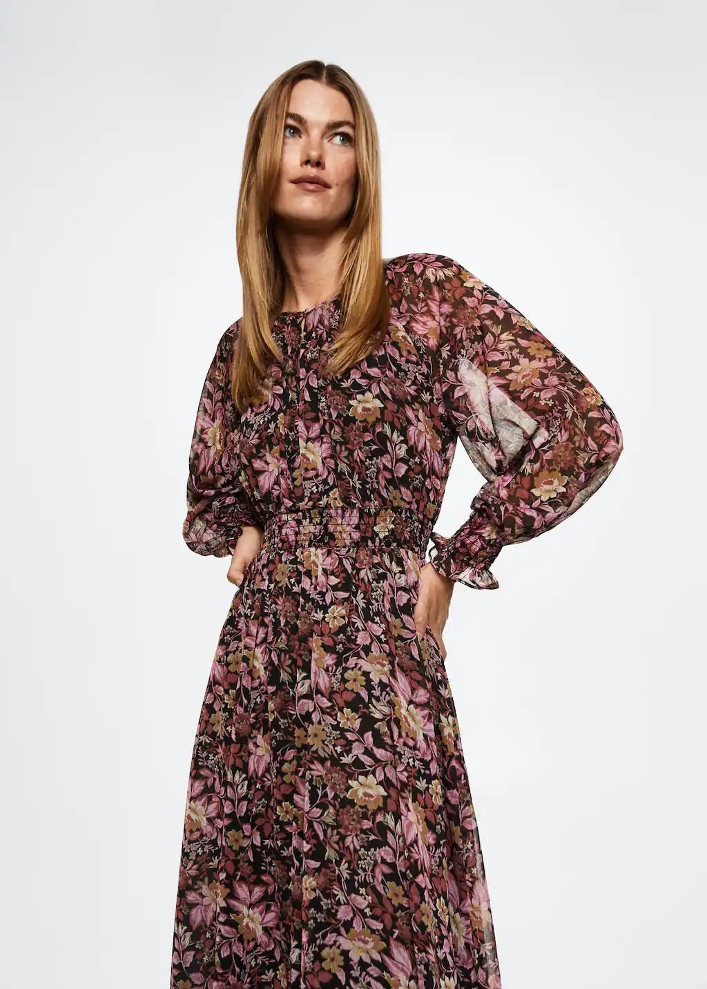 Flower print dress - Laurel Morgan