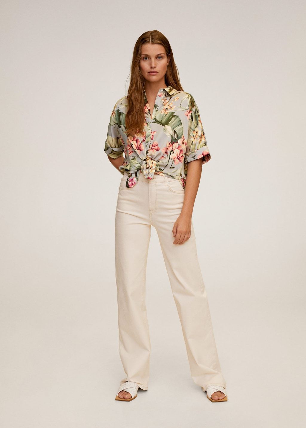 Flowers printed shirt - Laurel Morgan