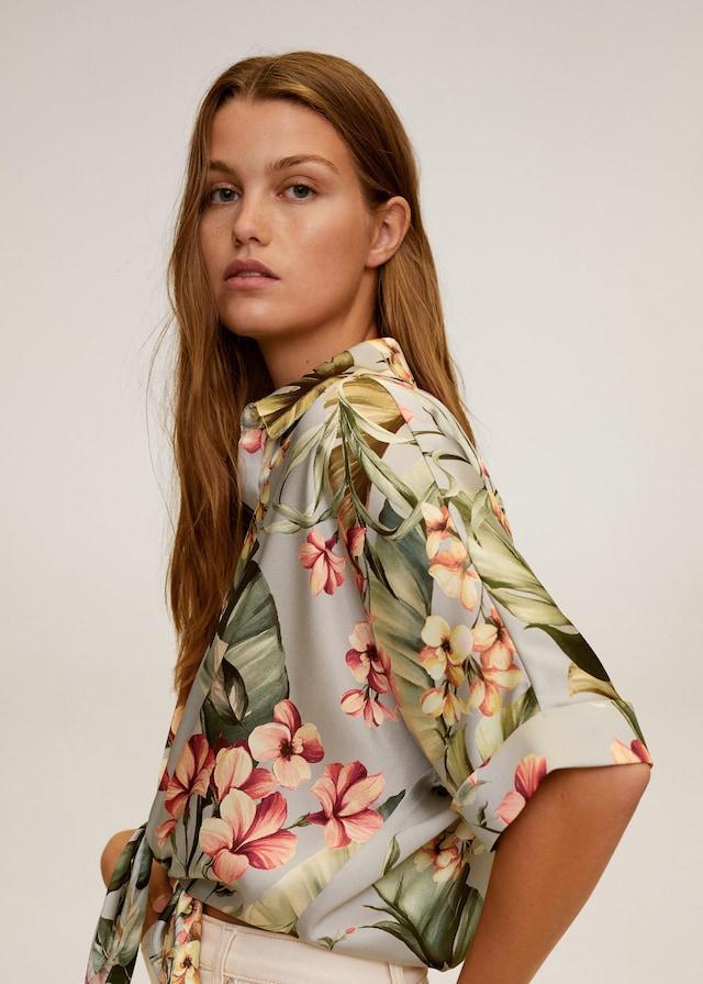 Flowers printed shirt - Laurel Morgan