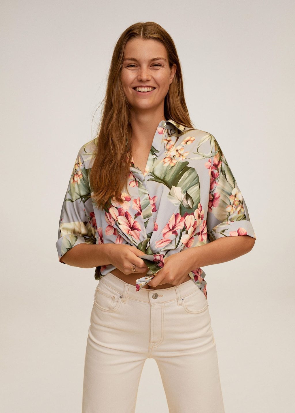 Flowers printed shirt - Laurel Morgan