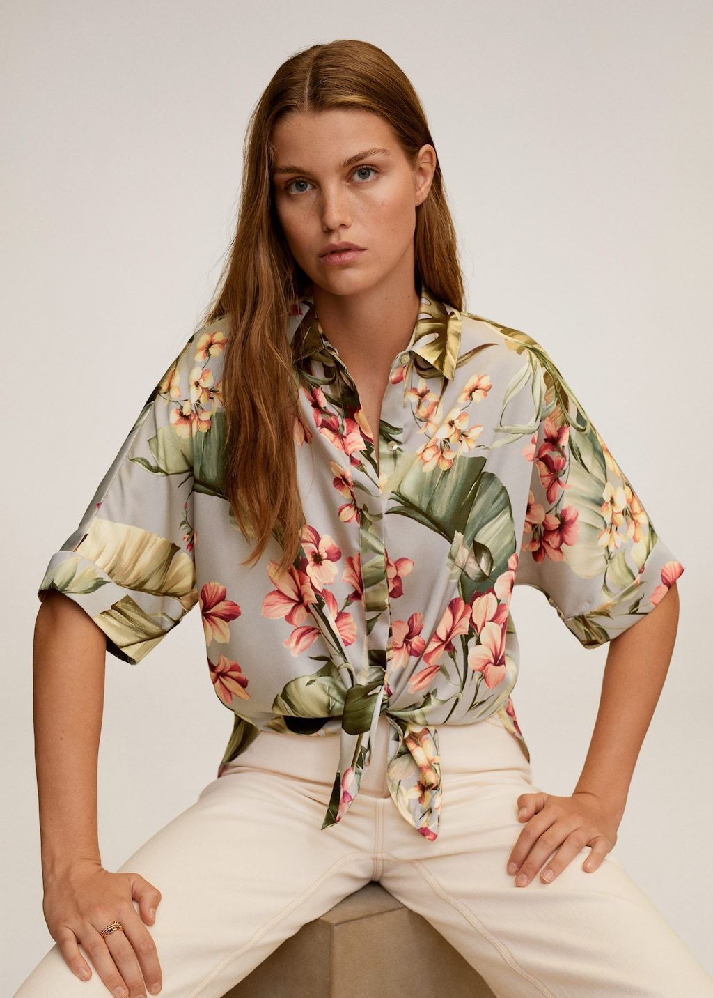 Flowers printed shirt - Laurel Morgan