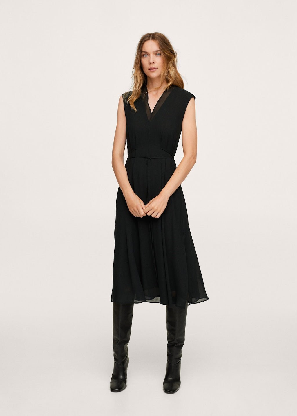 Flowy belt dress - Laurel Morgan