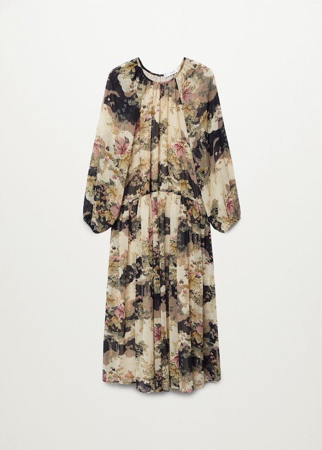 Flowy flower printed dress - Laurel Morgan