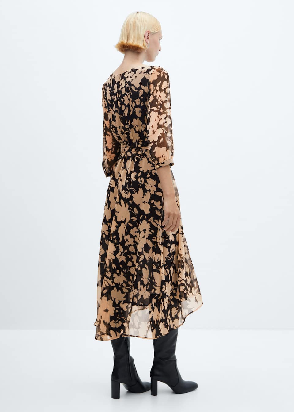 Flowy flower printed dress - Laurel Morgan