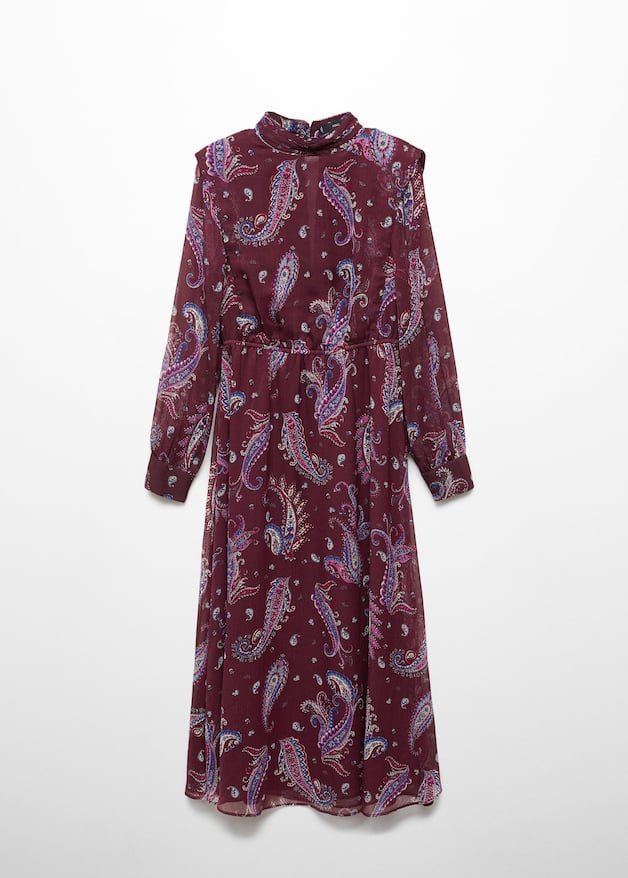 Flowy paisley-print dress - Laurel Morgan