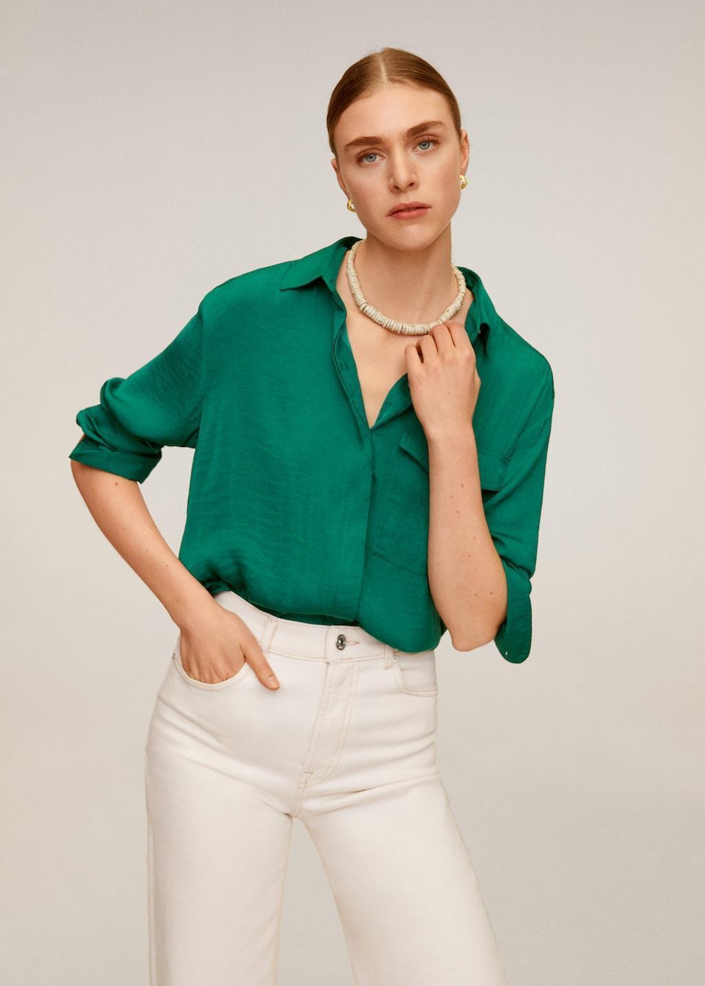 Flowy pocket blouse - Laurel Morgan