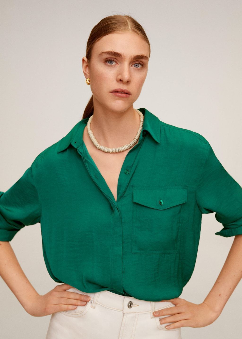 Flowy pocket blouse - Laurel Morgan