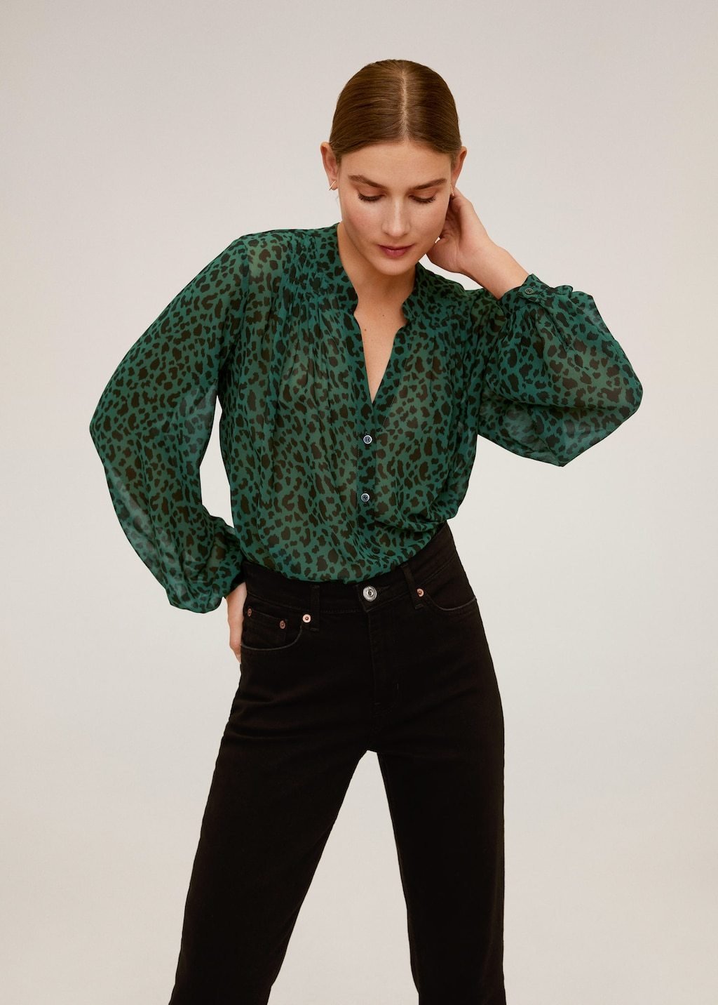 Flowy printed blouse - Laurel Morgan