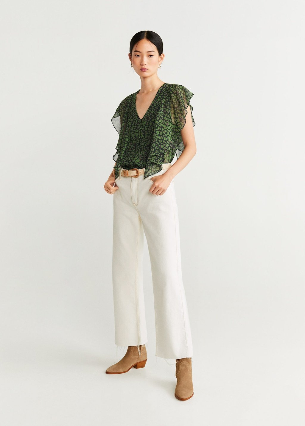 Flowy printed blouse - Laurel Morgan