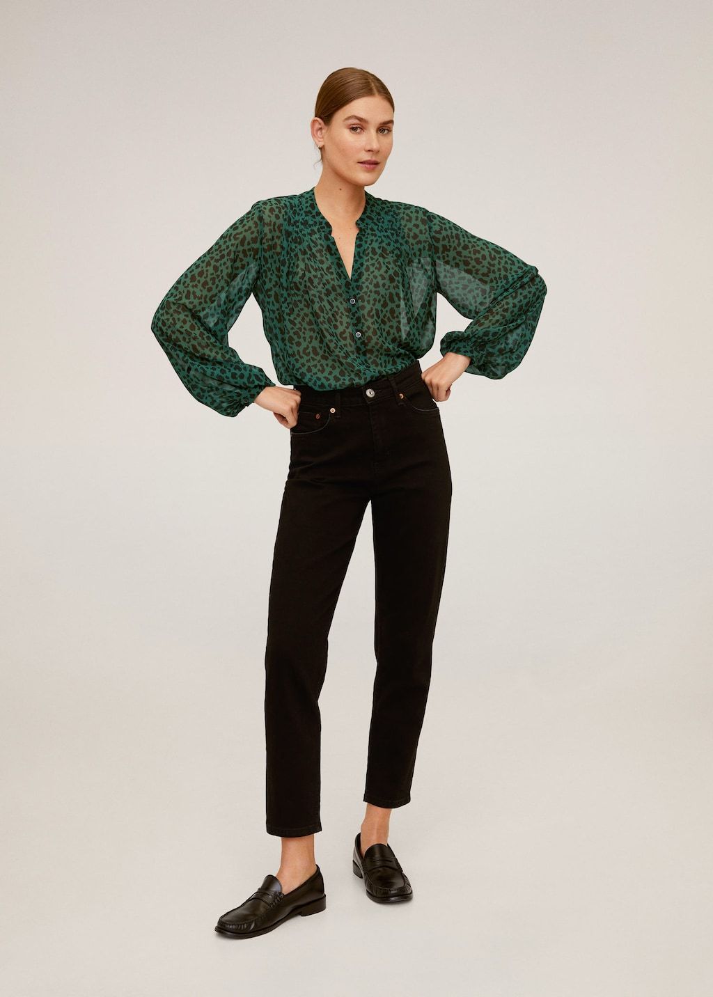 Flowy printed blouse - Laurel Morgan