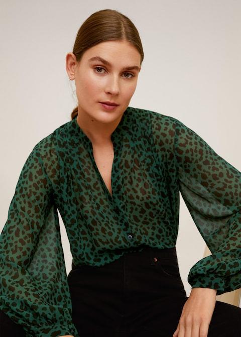 Flowy printed blouse - Laurel Morgan