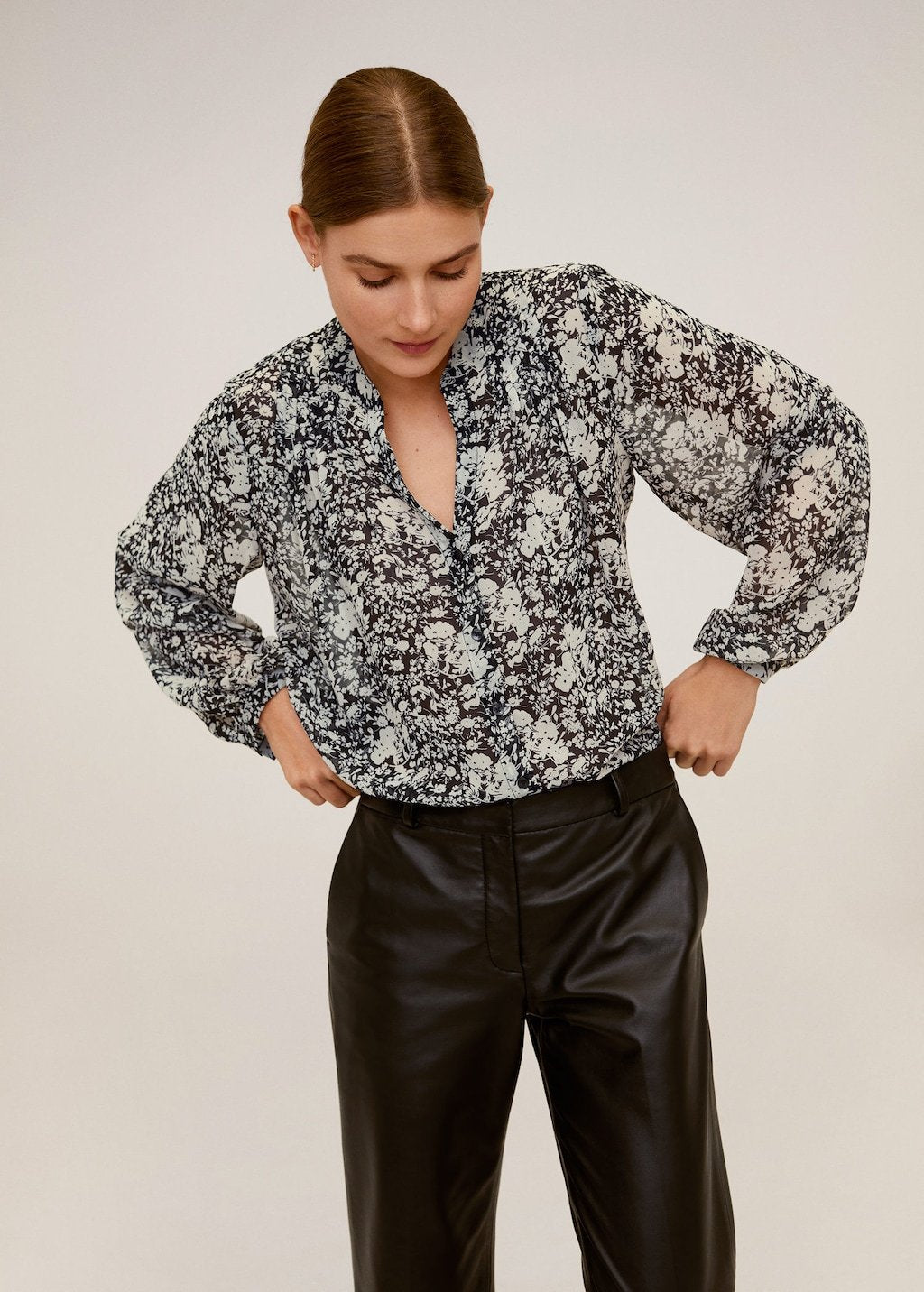 Flowy printed blouse - Laurel Morgan