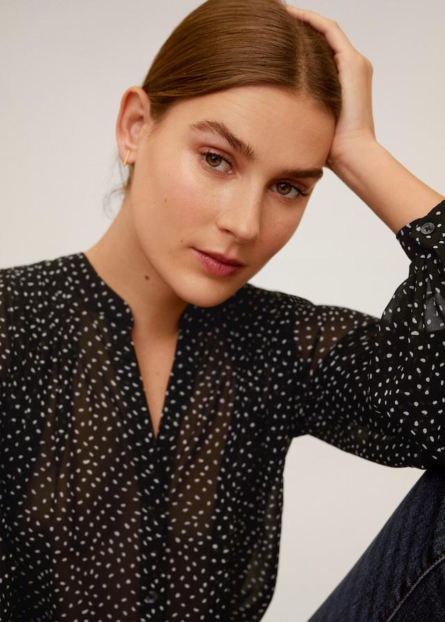 Flowy printed blouse - Laurel Morgan