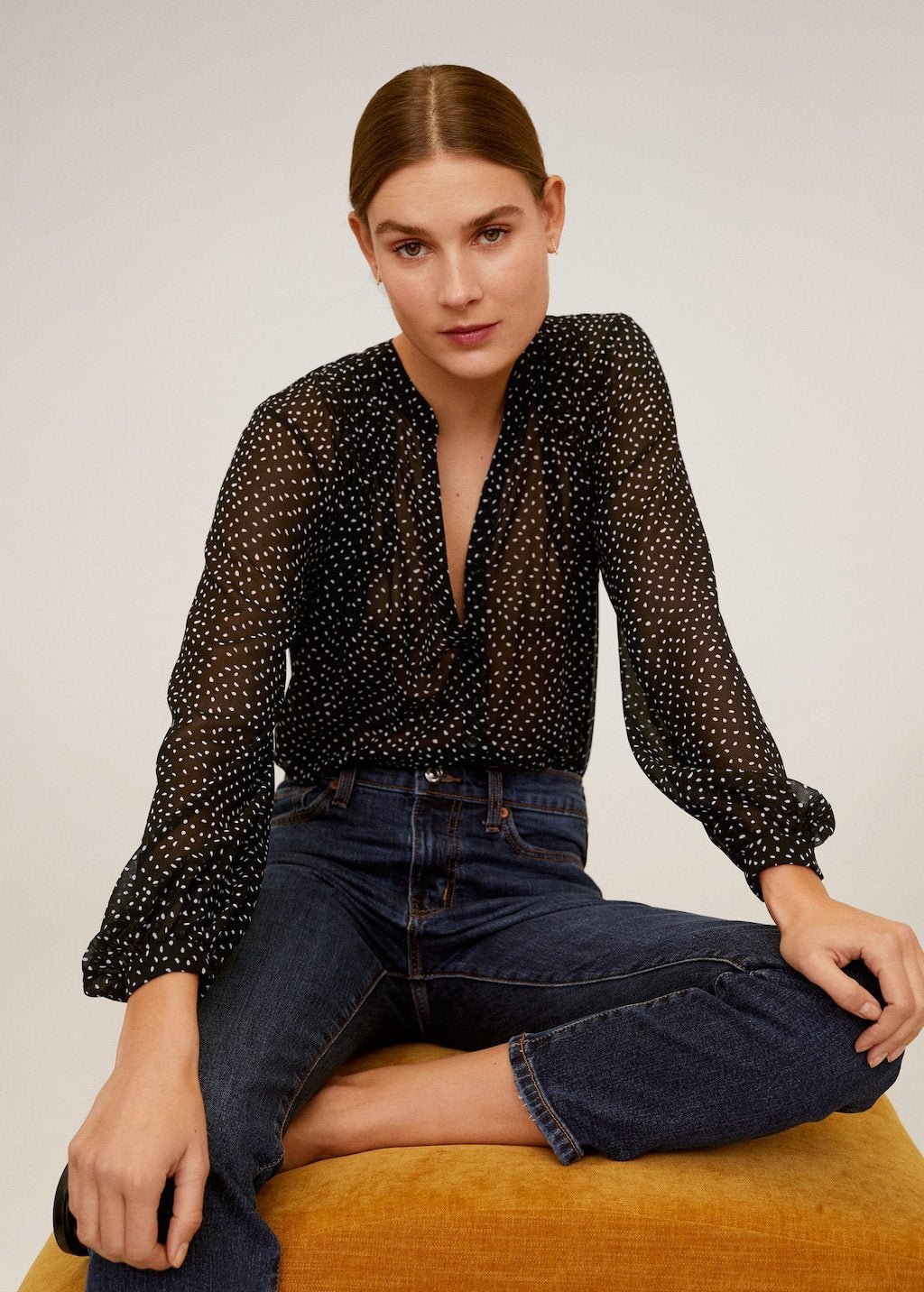 Flowy printed blouse - Laurel Morgan