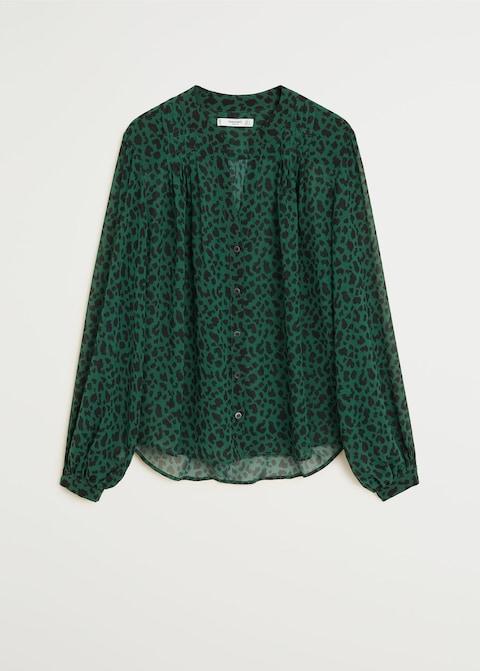 Flowy printed blouse - Laurel Morgan