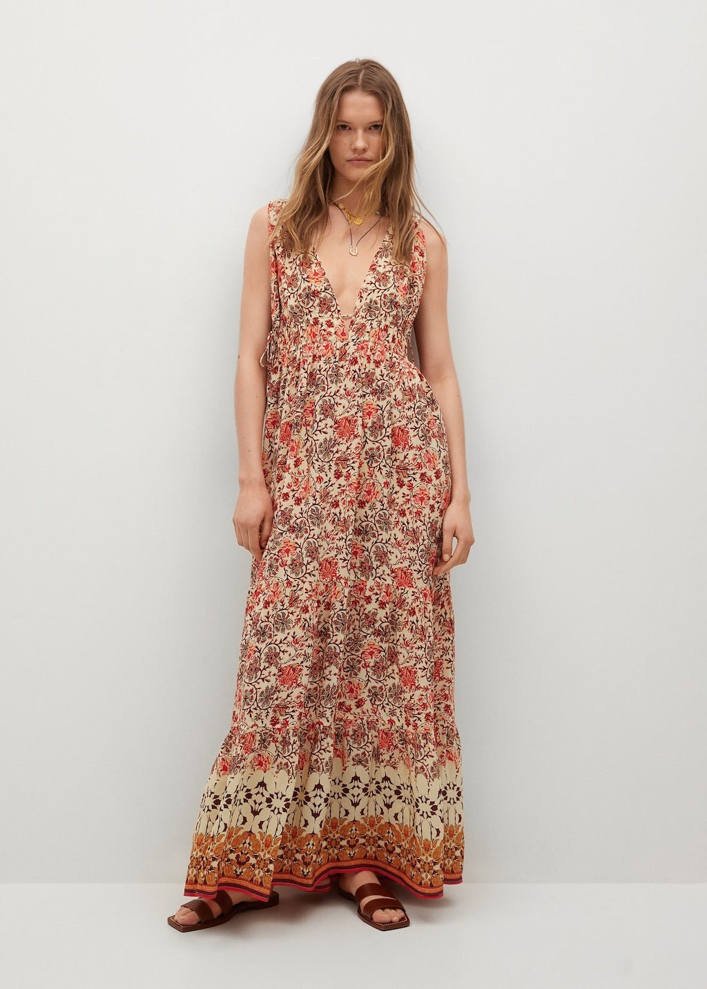 Flowy printed dress - Laurel Morgan