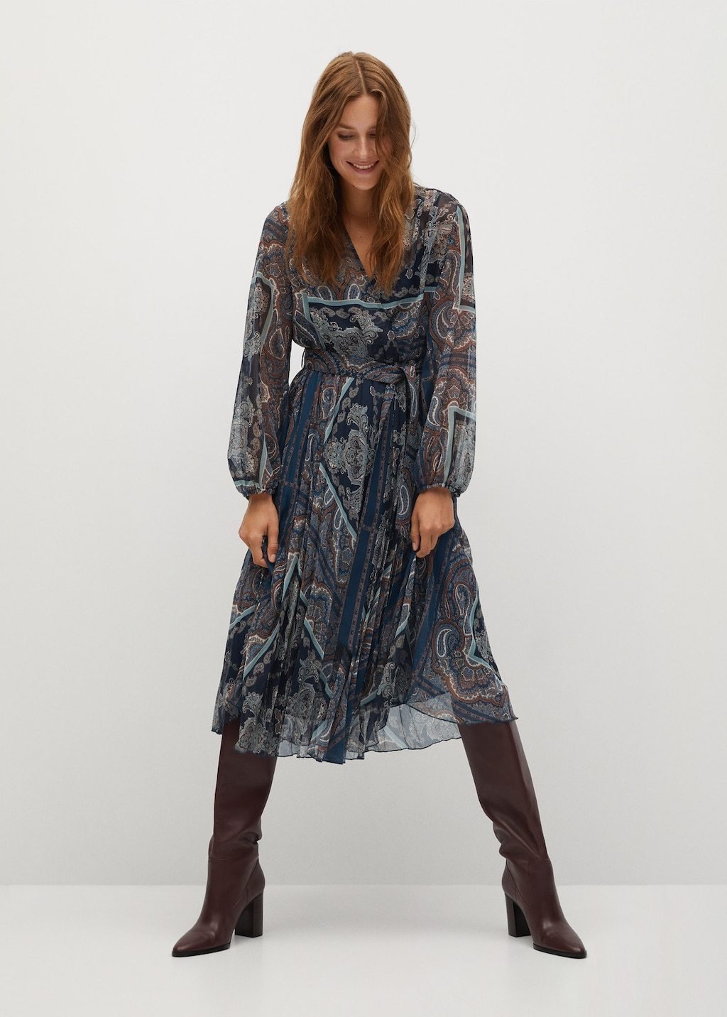 Flowy printed dress - Laurel Morgan