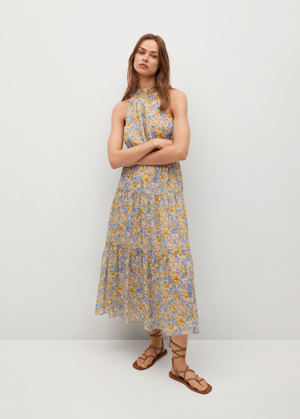 Flowy printed dress - Laurel Morgan