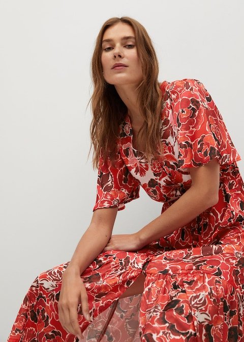 Flowy printed dress - Laurel Morgan