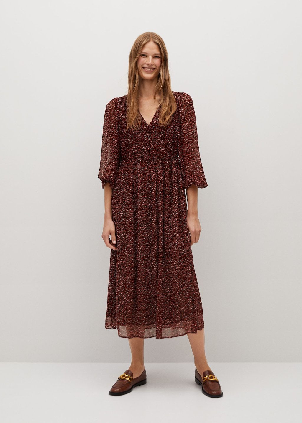 Flowy printed dress - Laurel Morgan