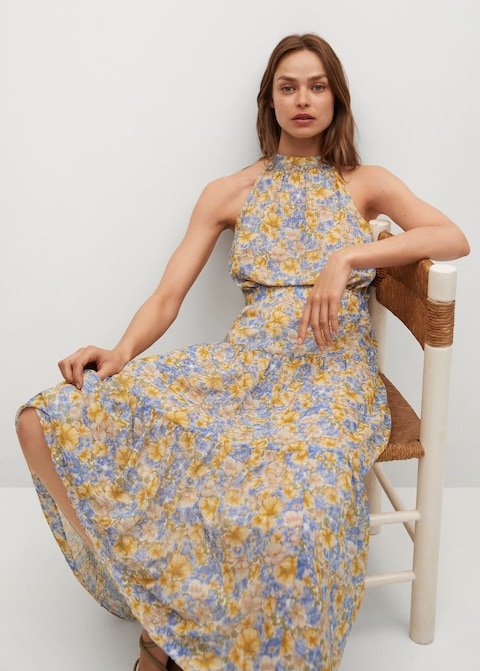 Flowy printed dress - Laurel Morgan