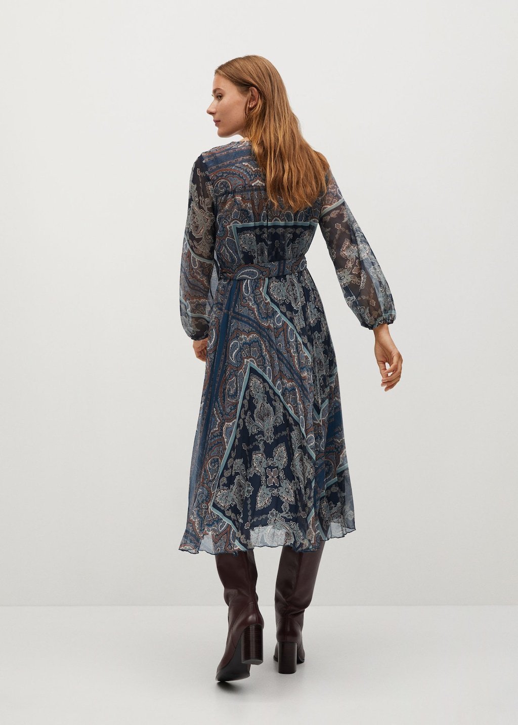 Flowy printed dress - Laurel Morgan