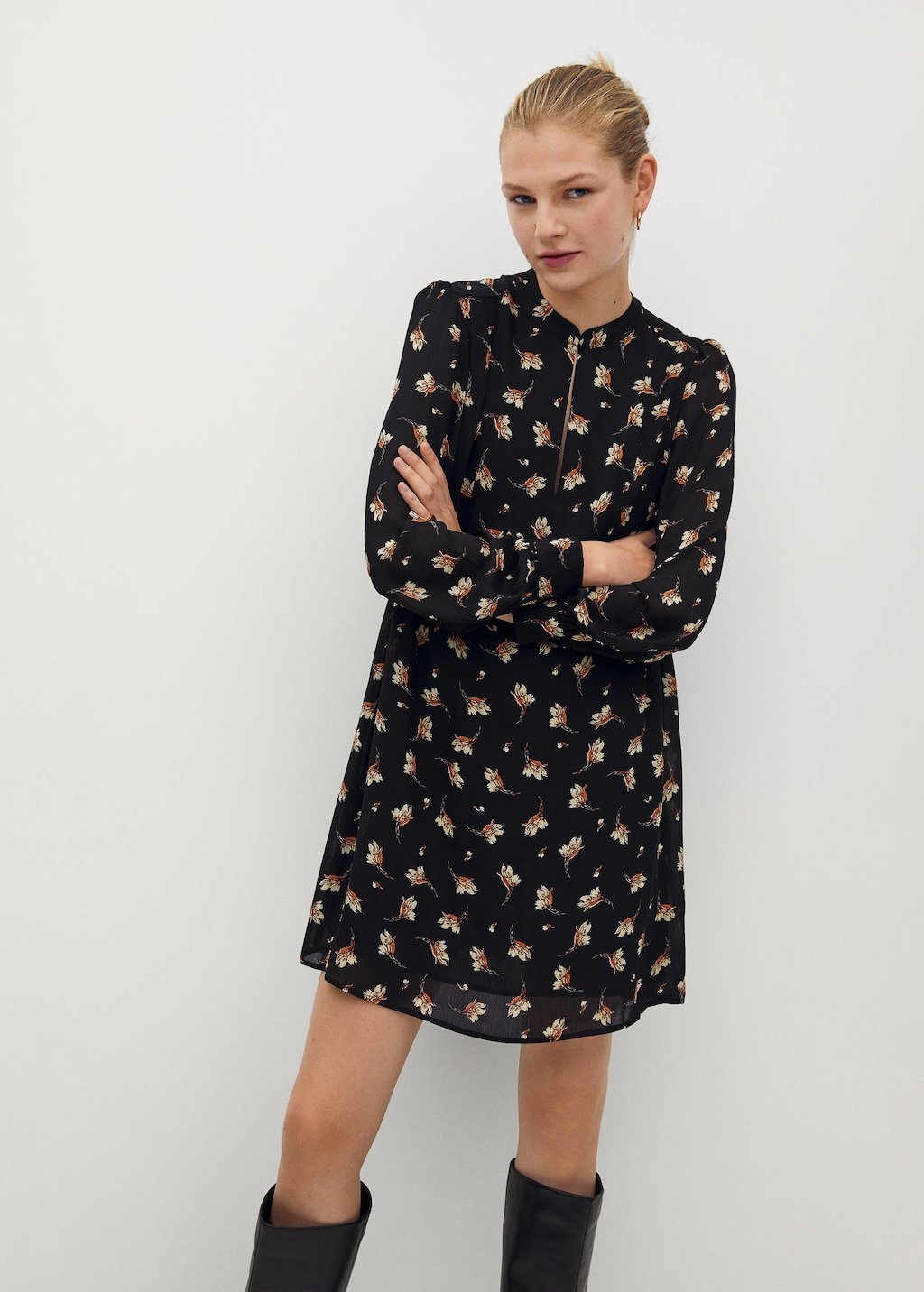 Flowy printed dress - Laurel Morgan