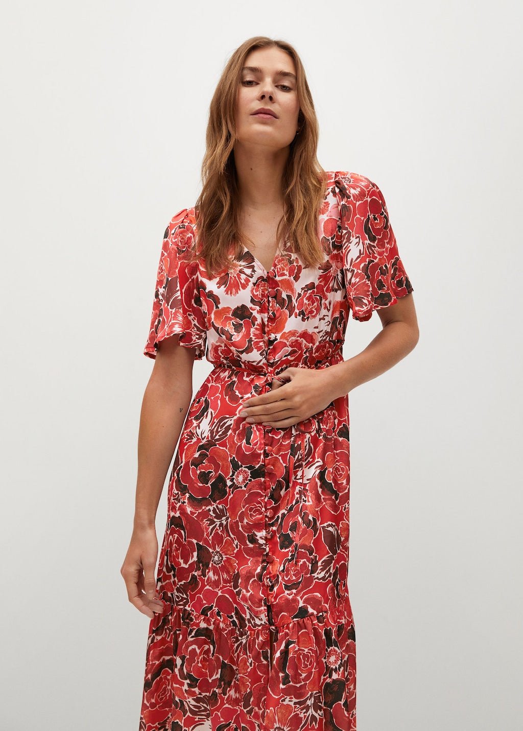 Flowy printed dress - Laurel Morgan