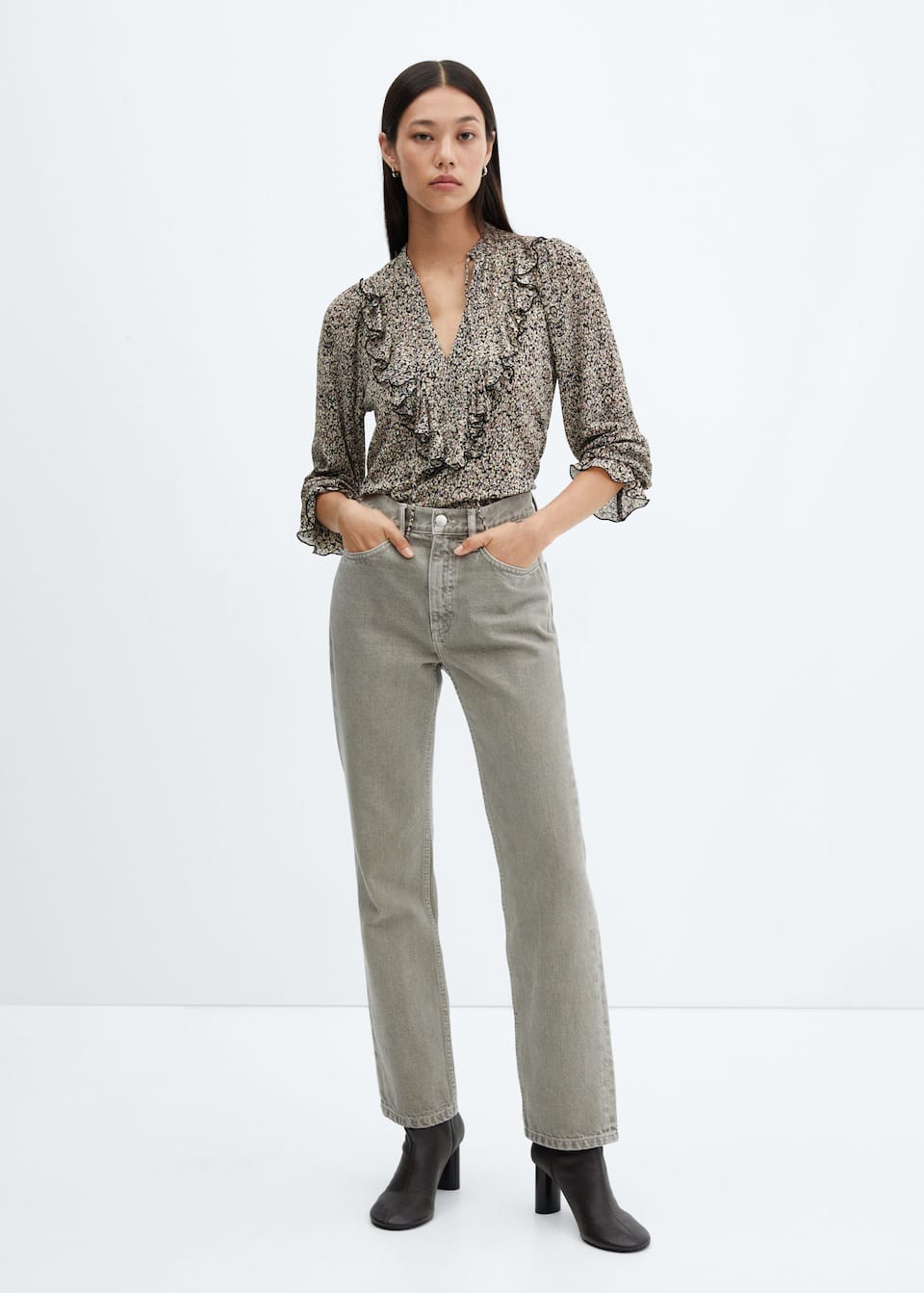 Flowy ruffle blouse - Laurel Morgan