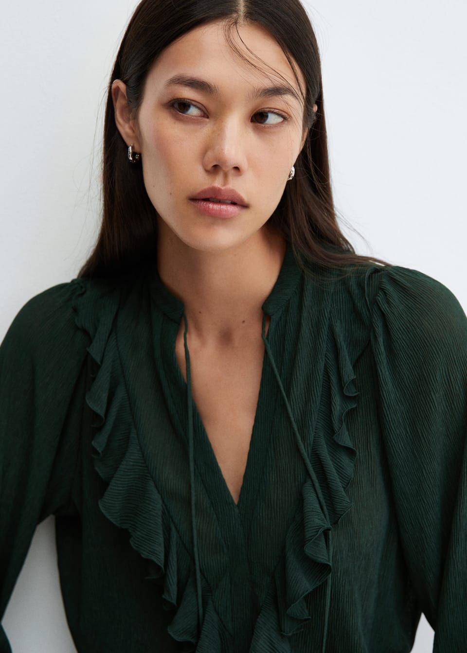 Flowy ruffle blouse - Laurel Morgan