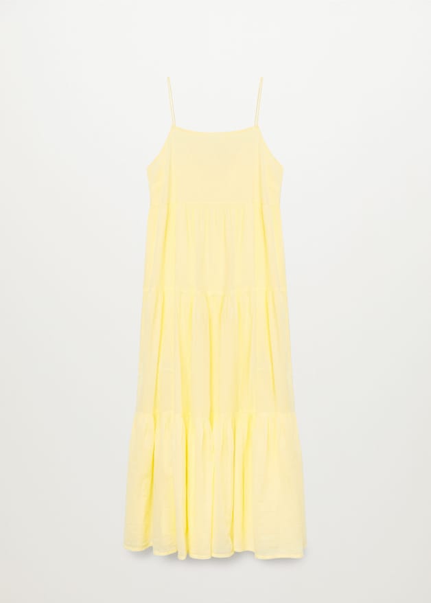 Frill cotton dress - Laurel Morgan