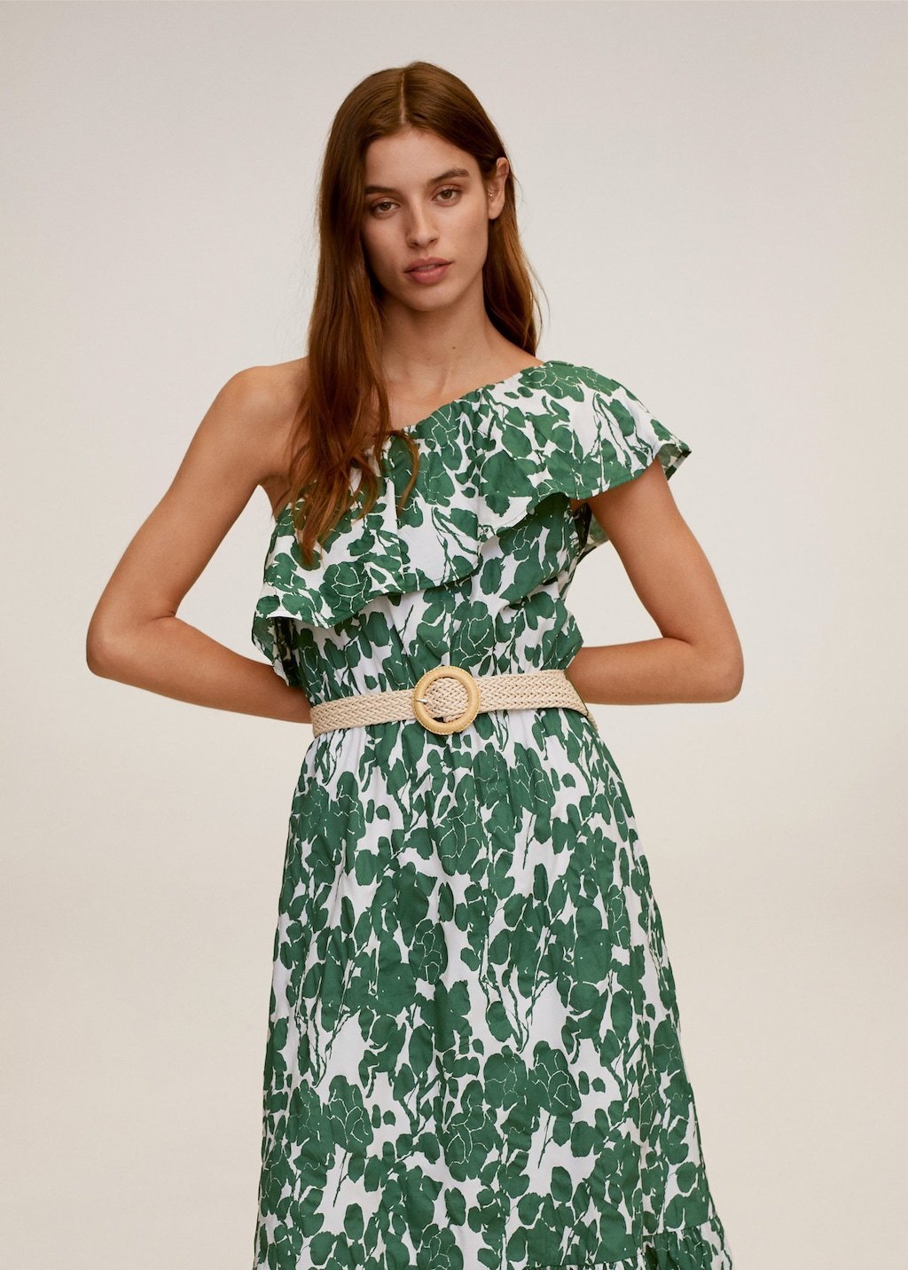 Frill cotton dress - Laurel Morgan