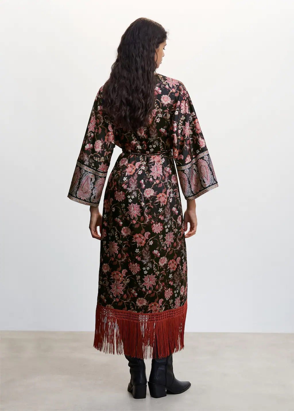 Fringed hem dress - Laurel Morgan