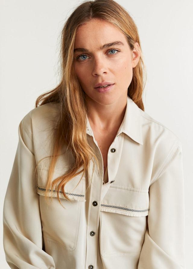 Fringes detail shirt - Laurel Morgan