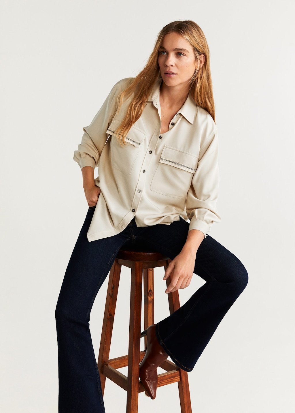 Fringes detail shirt - Laurel Morgan