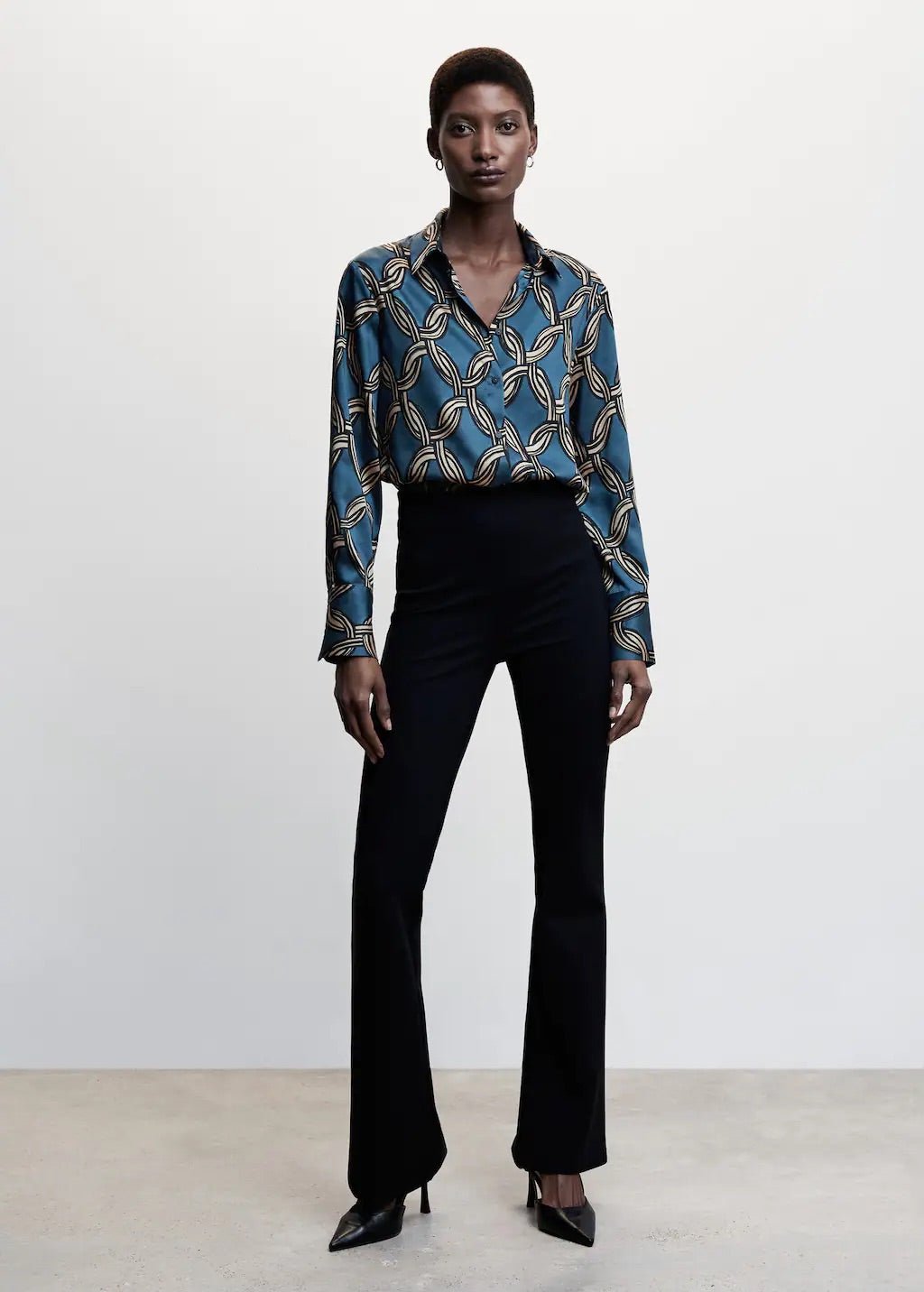 Geometric-print blouse - Laurel Morgan